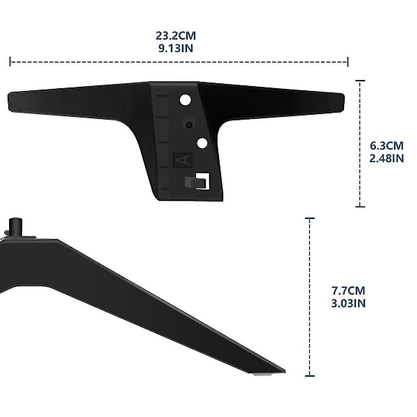 Stativ for LG TV-benfotbytte, TV-stativben for LG 49 50 55 tommers TV 50UM7300AUE 50UK6300BUB 50UK6