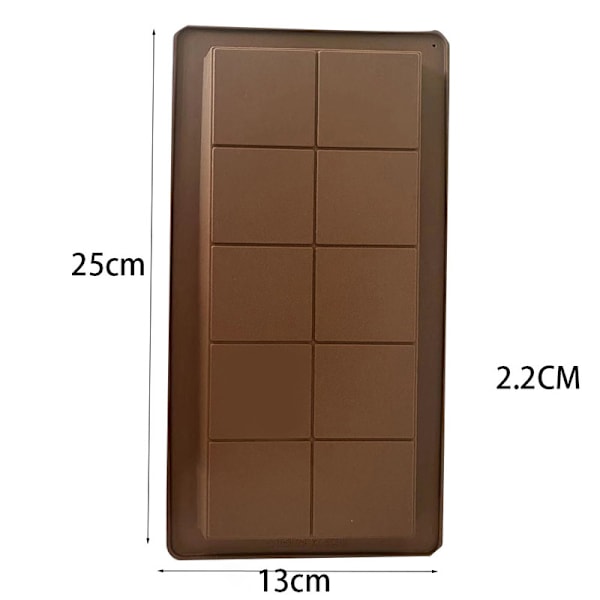 2-pak chokoladeforme, silikoneform til chokolade A