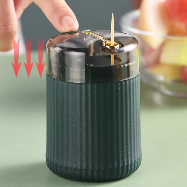 2 st Automatisk Tandpetare Dispenser, Tandpetarehållare