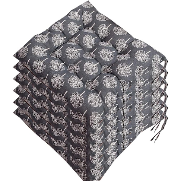 Set med 6 st stolsdynor 40x40, dekorativ dyna stolsdynor{GKS} C