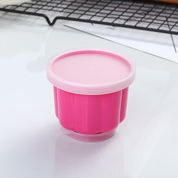 1 stk Puddingform Gjenbrukbar Sjokoladekakeform i Form Ba Rose red