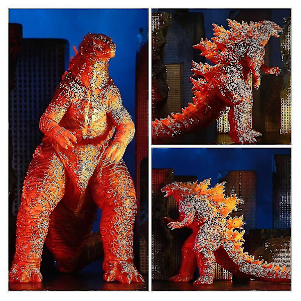 2021 Rød Neca Godzilla King Of The Monsters 18cm PVC Actionfigur Red