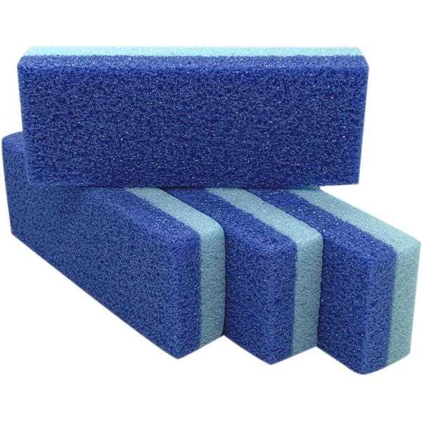 HHL Foot Pumice Stone for Feet Hard Skin Callus Remover and Scrubber (Pack of 4) (Blue)