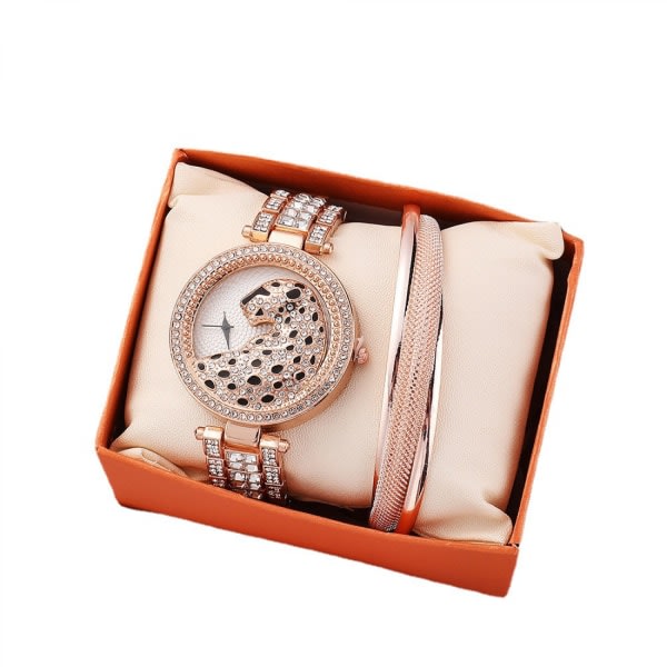 Rose Gold 2-delad watch presentförpackning