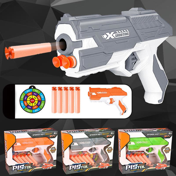 Toy Dart Guns Blasters Guns With Dart Mjuka kulor Skjut leksak för barn