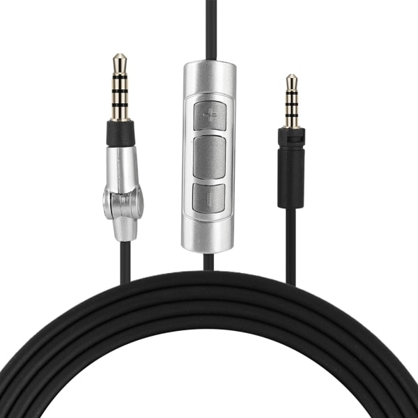 Hovedetelefonkabel til Sennheiser Momentum - Udskiftningslydkabel til Android iPhone (Sort)