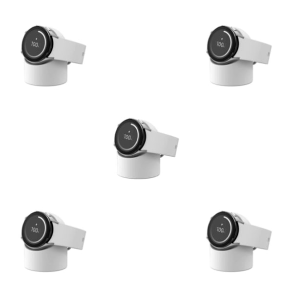 1/2/3/5 Kätevä ja monitoiminen latausteline kellolle, valkoinen[GKS] white 5PCS