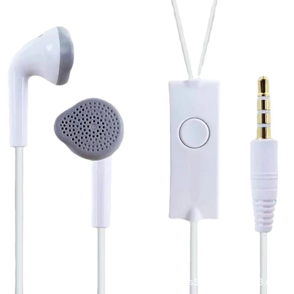 För Samsung 3.5mm Hörlurar EHS61 S5830 Med Mikrofon Headset För Samsung Galaxy A70 A50 A30 M20 M60 M 51 S8 S9 S10 Plus white