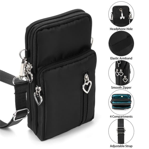 Skuldervesker for kvinner [GKS] Black
