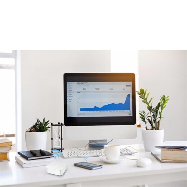 Bil Wifi Display Boks Dobbel Port AV HD Navigasjon Audio Video Trådløs Skjermspeiling Dongle
