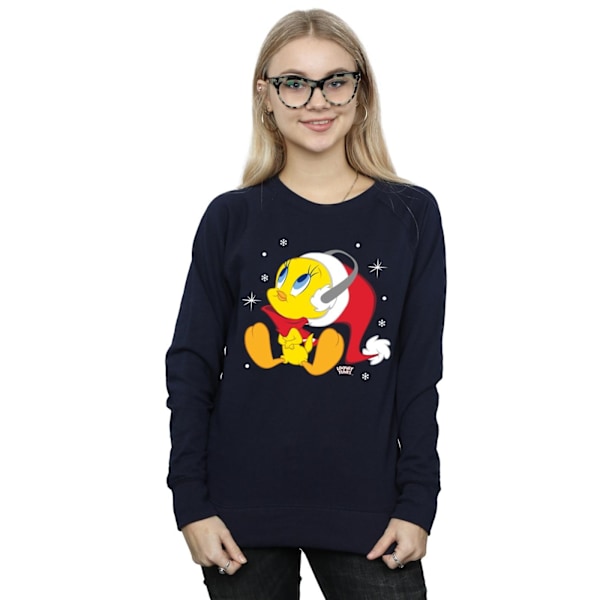 Looney Tunes Dame/Damer Jul Tweety Genser L Marinblå B Navy Blue Navy Blue L