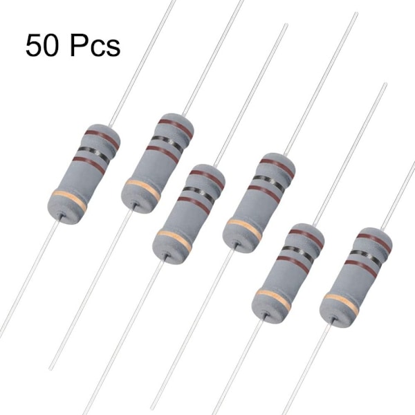 100 Ohm Modstand Kulfilm Modstand 50 STK 50 STK[GKS] 50pcs 50pcs