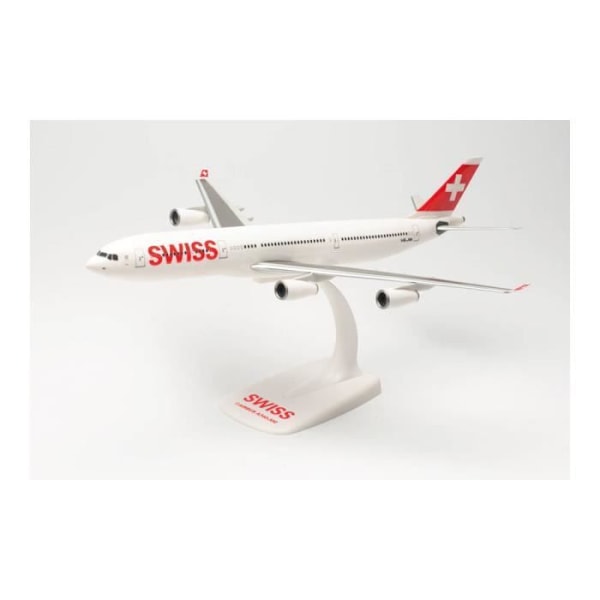 Monterade miniatyrer - Airbus A340 -300 SWISS INTERNATIONAL AIR LINES - Nestingmodell 1/200 Herpa