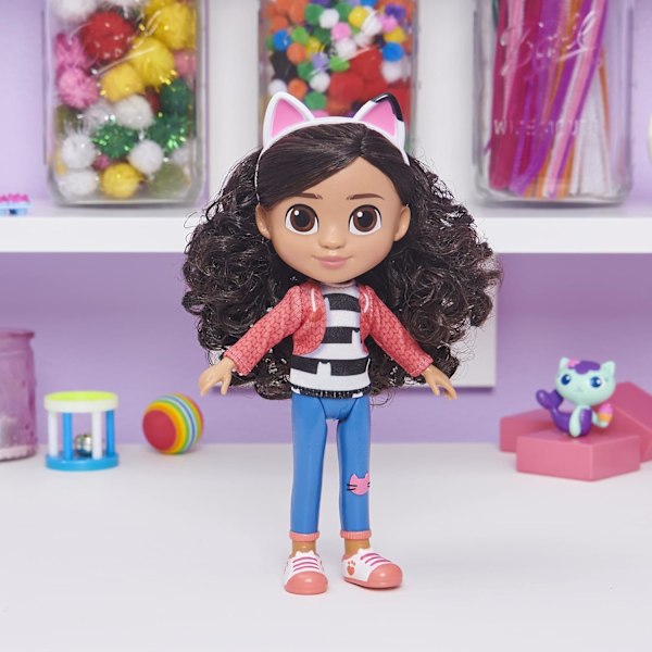 Gabbys dockhus, 8 tum Gabby Girl docka, leksaker för barn från 3 år