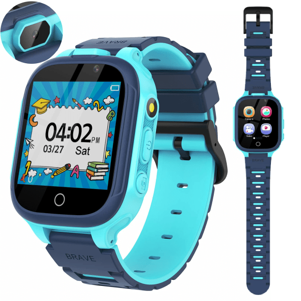 Smartklocka för barn - Pojkar Flickor Smartwatch Med Spel Musik Mp3-spelare Hd Selfie-kamera Kalkylator Alarm Timer 1