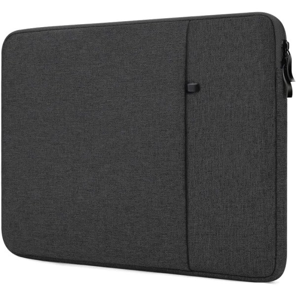 13-tommer farvebar computer sleeve til 2023-2022 MacBook Air 13,6 tommer Apple M2 Chip & 2023-2022 MacBook Pro 13,3 tommer (sort)