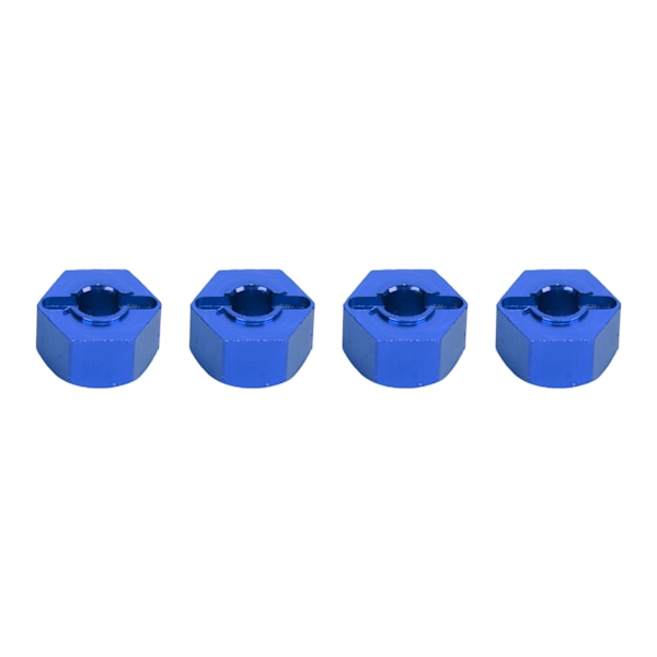 12mm Hex Hub -pyörän adapterit alumiiniseosta RC Hex -pyörän navan adapteri ristiavaimella RC-auton päivitystarvikkeisiin, tummansininen