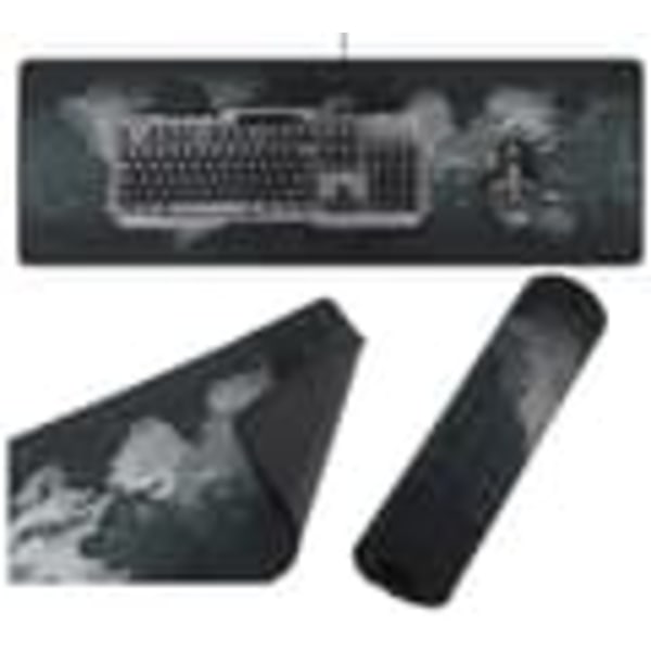 Musematte Stor - Gaming - 90x30cm - Verdenskart