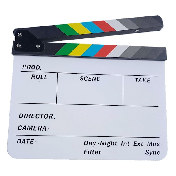 Regissör Movie Clapper Board, Professionell Cinema Clapper Board,