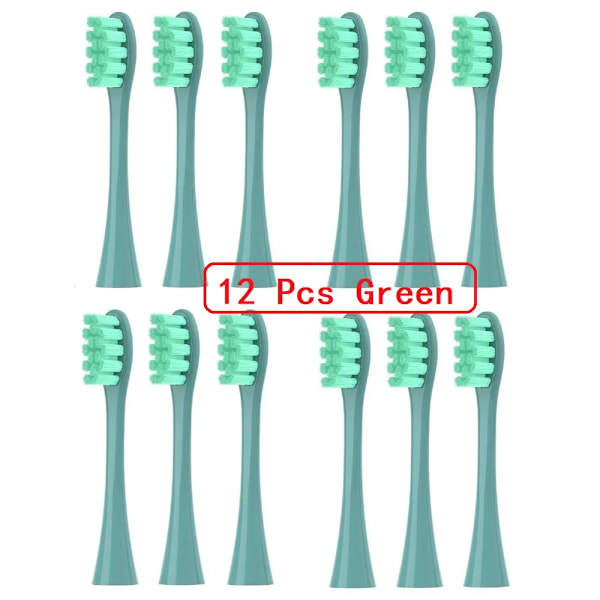12 stk. Erstatningsbørstehoder for Oclean X/ X PRO/ Z1/ F1/ One/ Air 2 /SE Sonic Elektrisk Tannbørstehode[GKS]