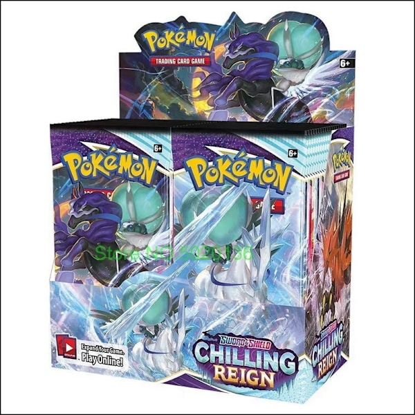 Pokemones-kort TCG: XY Evolutions forseglet booster-boks Chilling Reign