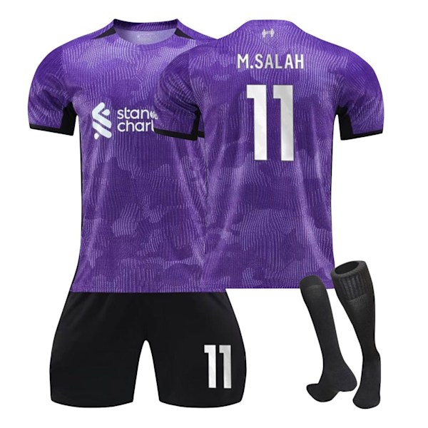 23-24 Fotbollströjor för Vuxna och Barn Pojkar Fotbollsträningsdräkt Sportkläder 3-delad uppsättning 2324 Juventus borta #9 2324 juventus away#9 18