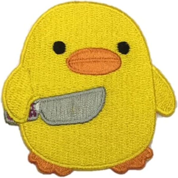 3 st Kyckling Anka Stryk På Patch Tecknad Anka Sy på Rolig【GKS】