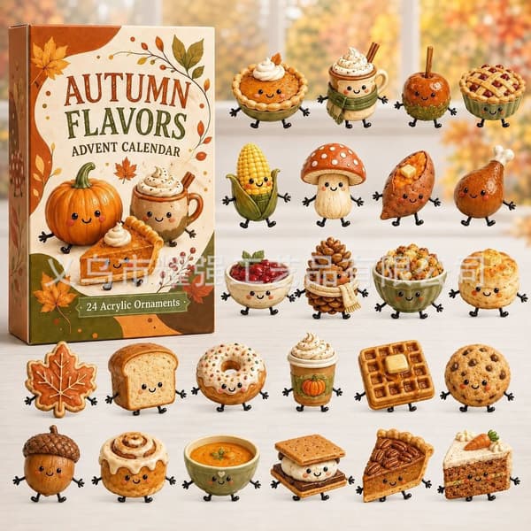 Adventskalender med höstsmaker 2026 - Blind Box-kalender bread basket