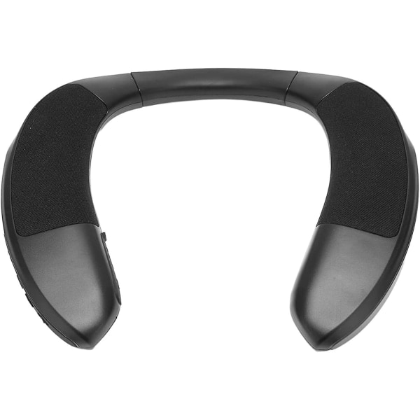 Bluetooth halshögtalare, bärbar trådlös 5.0-högtalare med brusreducerande mikrofon, 3d stereo-halshögtalare, ergonomisk design, lämplig för familje-T