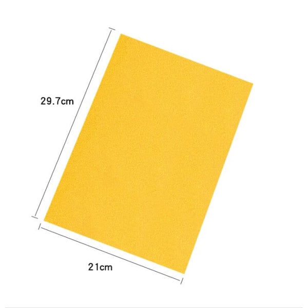 1 Förpackning 10 Ark Glitter Skumpapper 8\" x 11.6\" - Blandade färger