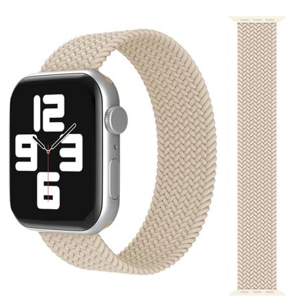 Apple Watch -yhteensopiva RANNEKE, joustava, BEIGE 42/44/45 mm Beige - S