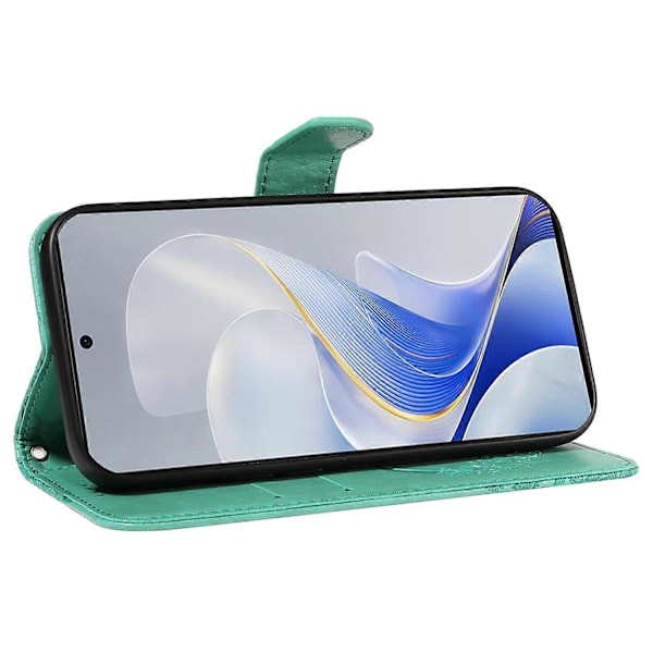 Plånboksfodral för vivo S19 5G/V40 5G Stötsäkert Flip Fodral Blommigt Fjäril Läder Telefonfodral Flerfärgat Multicolor Style E
