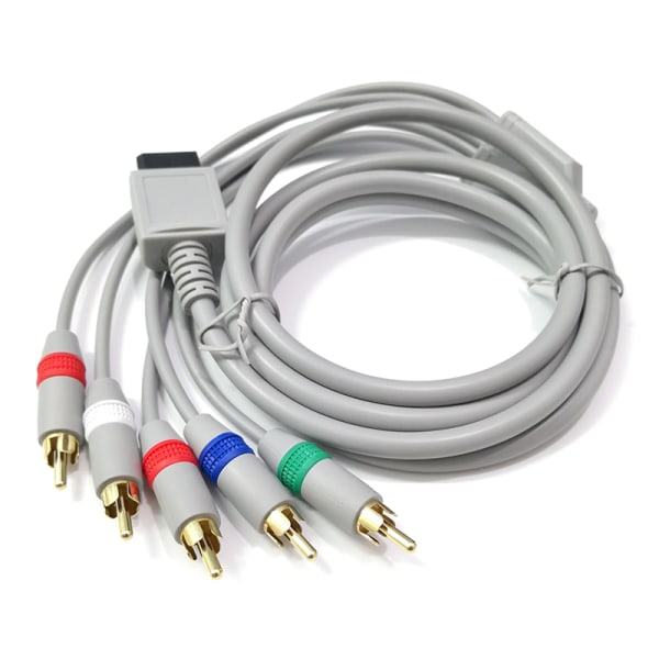 1,8m 5 RCA-kabel för Nintendo Wii-kontrollkonsol o Video AV