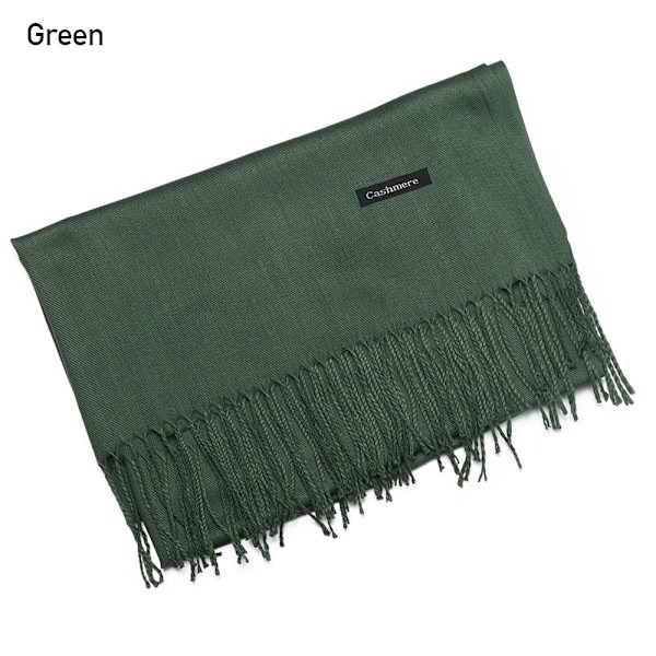 Cashmere sjal Ullsjal GRÖN - Perfet green