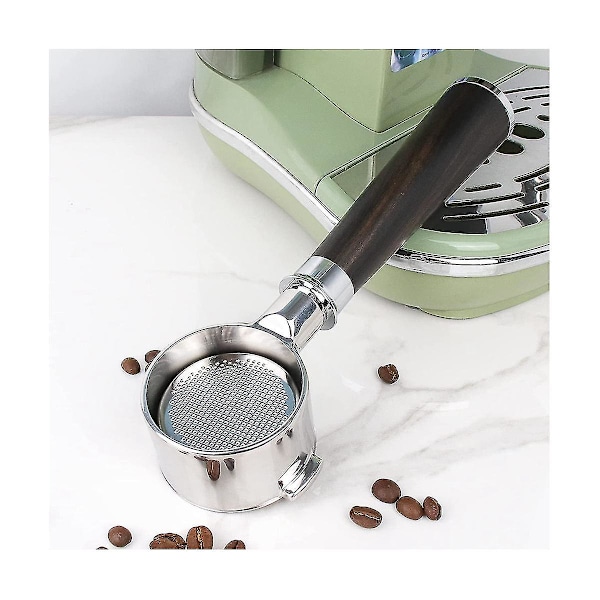 51 mm:n portafilter Ecp3420/ec155/bco430/ec260 -malleihin, 51 mm:n pohjaton portafilter 2 korvan kahvalla - Jnnjv