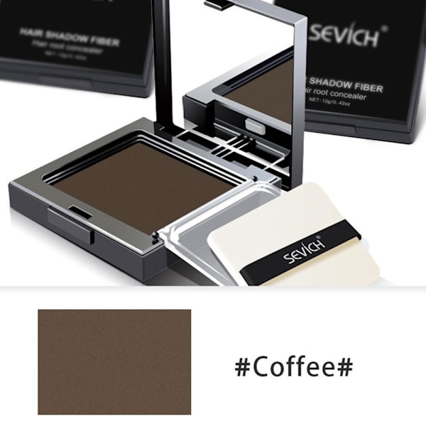 SEVICH Hiustenraja Meikkipuuteri Peilillä, Luonnollinen coffee One-size