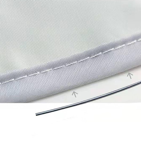 Barber Cape Lättvikt Hopfällbar Paraplydesign Barberark för Vuxna Barn Grå[GKS] 0.3