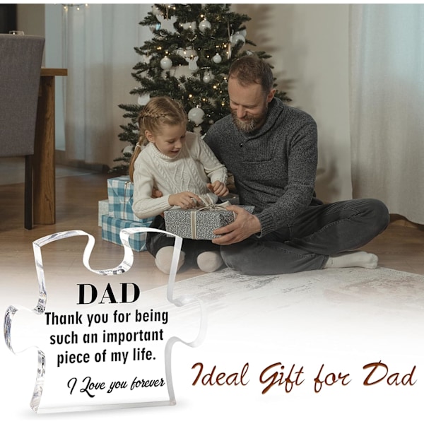 Akrylpusselbricka Present till Pappa som Har Allt, Pappa Presenter Från Dotter, Pappa Presenter till Jul, Pappa Presenter Från Son, Fäder Transparent