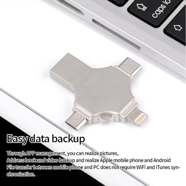 4 in 1 Type-c OTG USB-muistitikku 1TB 3.0 Pendrive 1TB USB-tikku Muisti