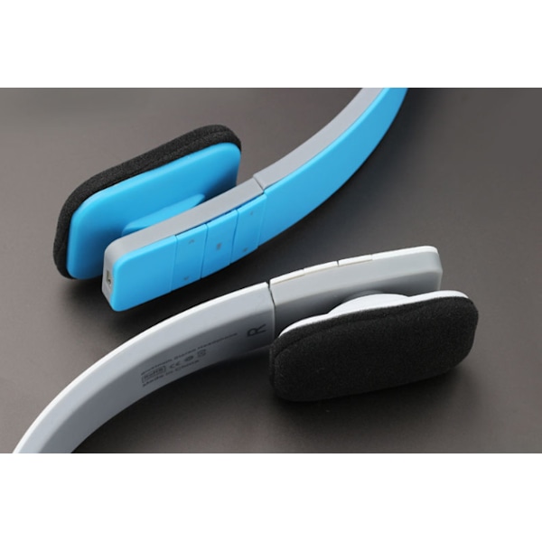 Langattomat ladattavat over-ear Bluetooth-kuulokkeet White