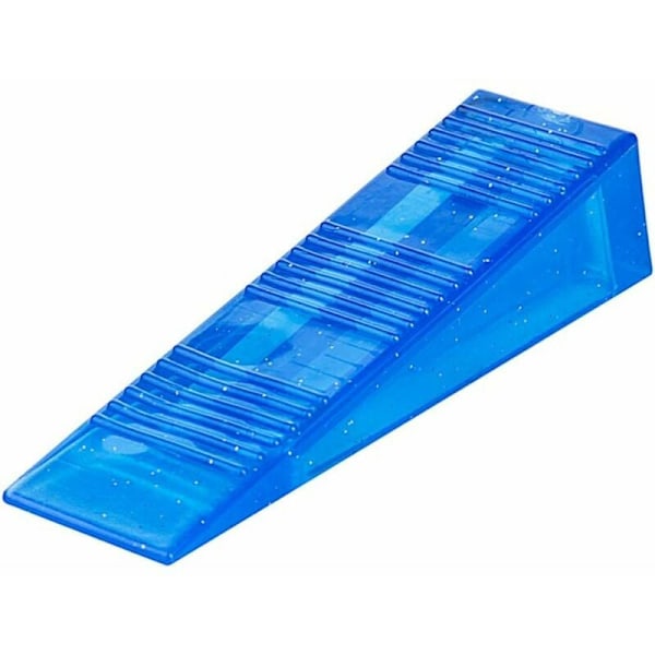 Windproof Crystal Door Stop Door Stop Wedge Non-Slip Flexible Door Holder (Blue)