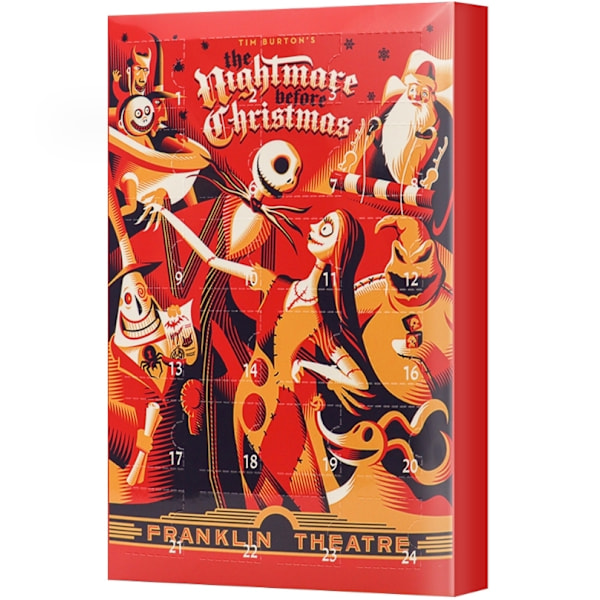 Halloween-adventskalender med overraskelser, nedtælling til Halloween C-New Model