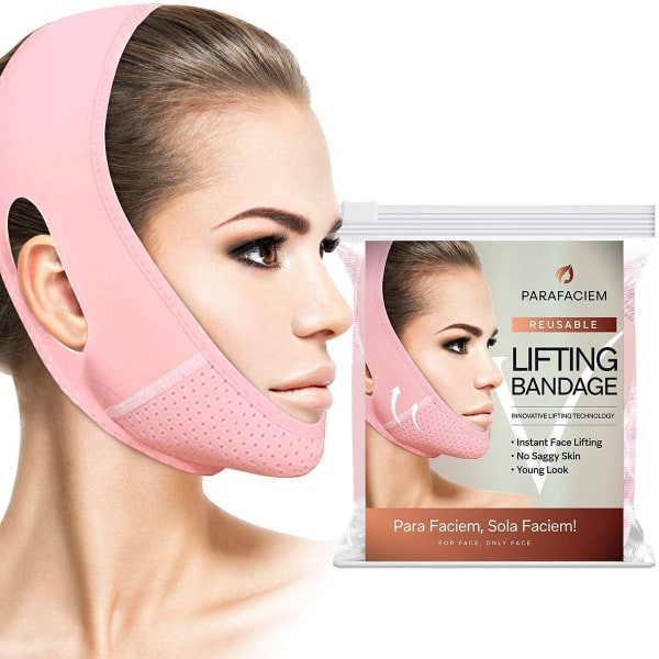 V Line Mask Reusable Face Slimming Belt Double Chin