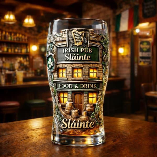 Jubileumsölglas Flagga Flaskdesign Whiskykopp Bar Party Drinkware Present 425ml*elva* eleven