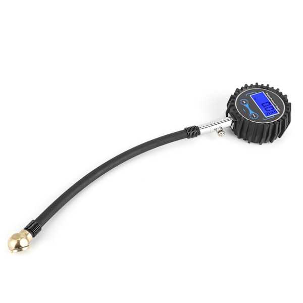 200PSI LCD Digital Däcktrycksmätare Gummi Metall Universal för Motorcyklar Bilar Lastbilar