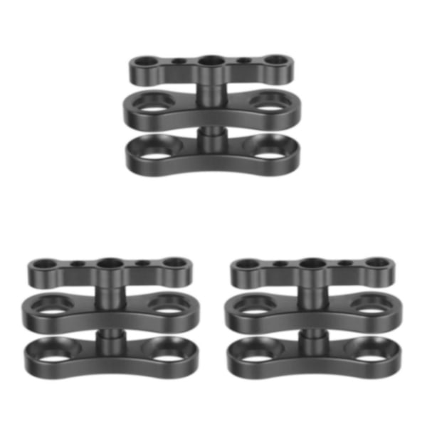 1/2/3 Aluminium Standard 1 Kuleklemme for Undervannsdykking rød 7,01 x 4,50 cm [GKS] red 2.76 x 1.77 Inch 2Set