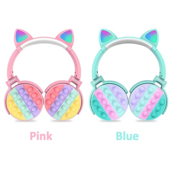 Trådløst hodesett Pop it Fidget BLÅ blue