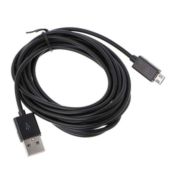 283cm/9.28ft Micro USB-ström för PS4-kontroll Laddningskabel Micro USB-laddningskabel