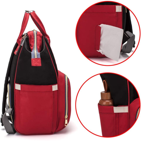 Ny mode multifunktionell ryggsäck med stor kapacitet Baby
