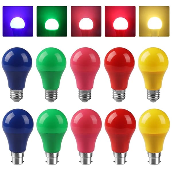 LED-lampa A60 E27 Röd[GKS] Red E27-E27